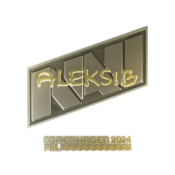 Sticker | Aleksib (Gold) | Copenhagen 2024