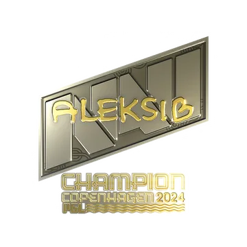 Sticker | Aleksib (Gold, Champion) | Copenhagen 2024