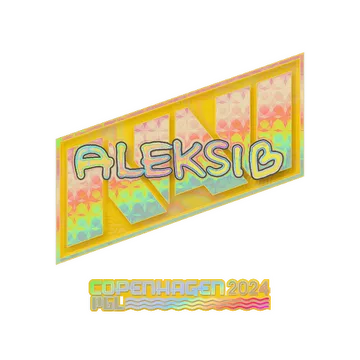 Sticker | Aleksib (Holo) | Copenhagen 2024