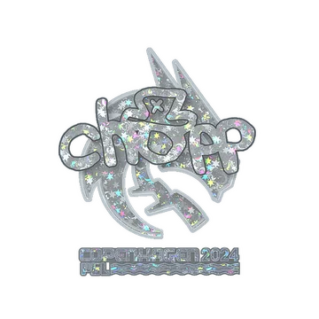 Sticker | chopper (Glitter) | Copenhagen 2024