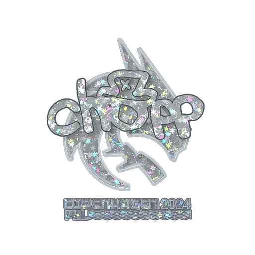 Sticker | chopper (Glitter) | Copenhagen 2024