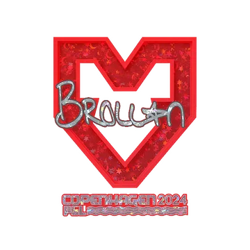 Sticker | Brollan (Glitter) | Copenhagen 2024