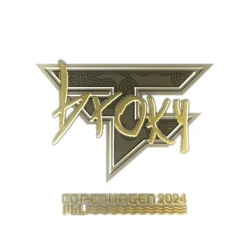 Sticker | broky (Gold) | Copenhagen 2024