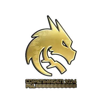 Sticker | Team Spirit (Gold) | Copenhagen 2024