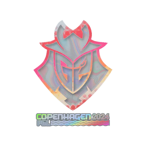 Наклейка | G2 Esports (голографическая) | Копенгаген-2024