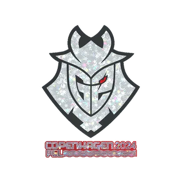 Наклейка | G2 Esports (с блёстками) | Копенгаген-2024