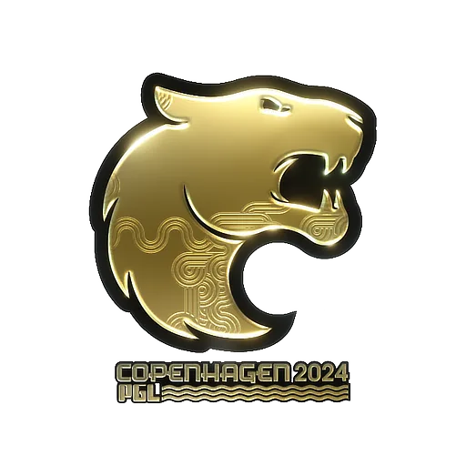 Наклейка | FURIA (золотая) | Копенгаген-2024