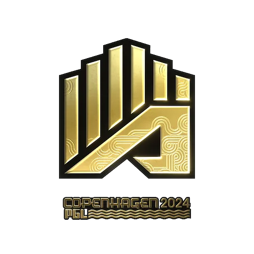 Наклейка | AMKAL ESPORTS (золотая) | Копенгаген-2024