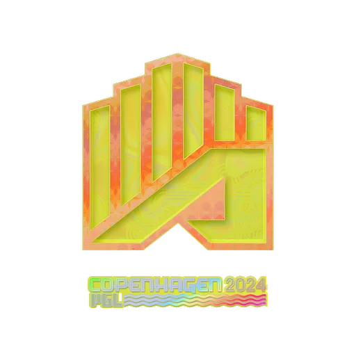 Наклейка | AMKAL ESPORTS (голографическая) | Копенгаген-2024