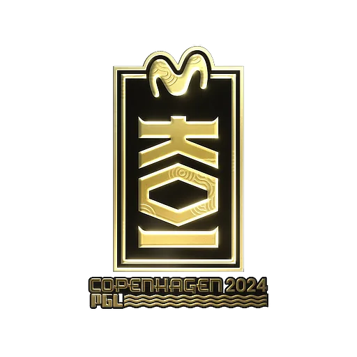Sticker | KOI (Gold) | Copenhagen 2024