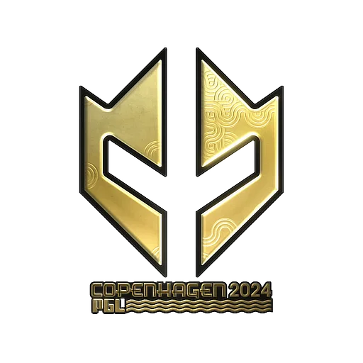 Наклейка | Imperial Esports (золотая) | Копенгаген-2024