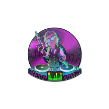 Sticker | DJ Safecracker (Lenticular)
