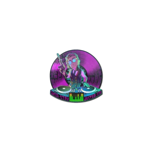 Sticker | DJ Safecracker (Lenticular)