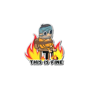 Sticker | This Is Fine (H)
