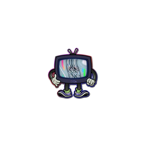 Sticker | Global TV (Lenticular)