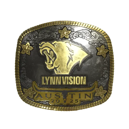 Наклейка | Lynn Vision (золотая) | Остин-2025
