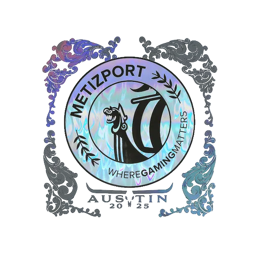 Наклейка | Metizport (голографическая) | Остин-2025