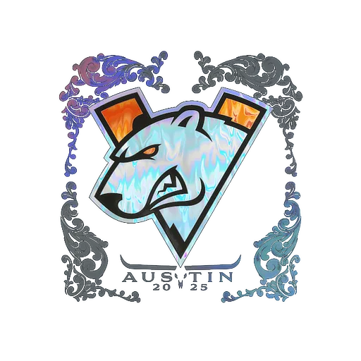 Наклейка | Virtus.Pro (голографическая) | Остин-2025
