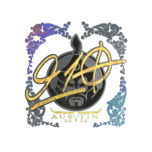 Sticker | 910 (Holo) | Austin 2025