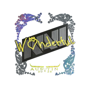 Sticker | w0nderful (Holo) | Austin 2025