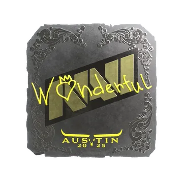 Sticker | w0nderful (Foil) | Austin 2025
