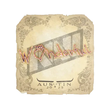 Sticker | w0nderful | Austin 2025