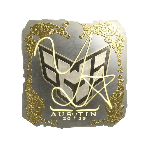 Sticker | yxngstxr (Gold) | Austin 2025