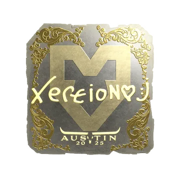 Sticker | xertioN (Gold) | Austin 2025