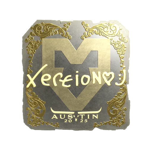 Sticker | xertioN (Gold) | Austin 2025