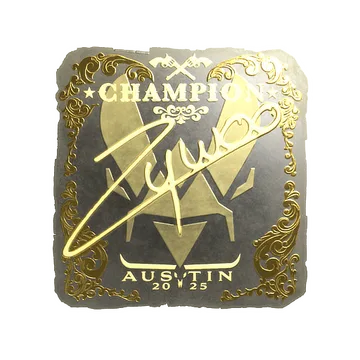 Sticker | ZywOo (Gold, Champion) | Austin 2025
