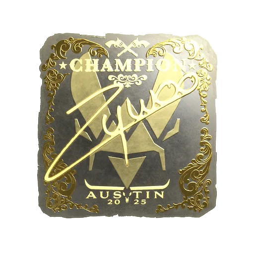 Sticker | ZywOo (Gold, Champion) | Austin 2025