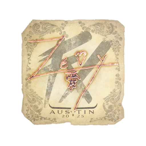 Sticker | zevy | Austin 2025