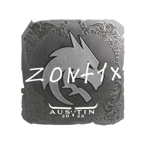 Sticker | zont1x (Foil) | Austin 2025