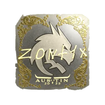 Sticker | zont1x (Gold) | Austin 2025
