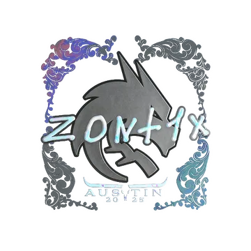 Sticker | zont1x (Holo) | Austin 2025