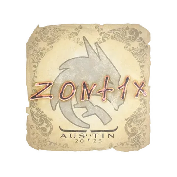 Sticker | zont1x | Austin 2025