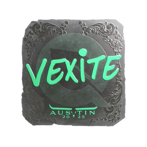 Наклейка | vexite (металлическая) | Остин-2025