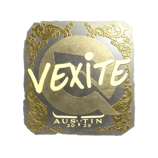Sticker | vexite (Gold) | Austin 2025