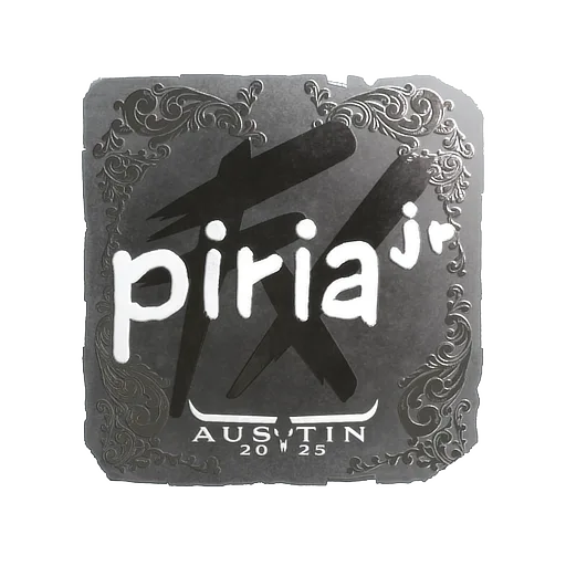 Sticker | piriajr (Foil) | Austin 2025