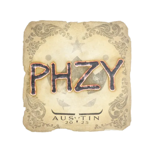 Наклейка | phzy | Остин-2025
