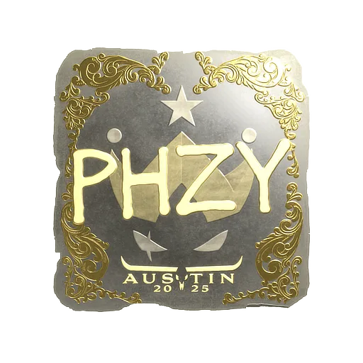 Sticker | phzy (Gold) | Austin 2025