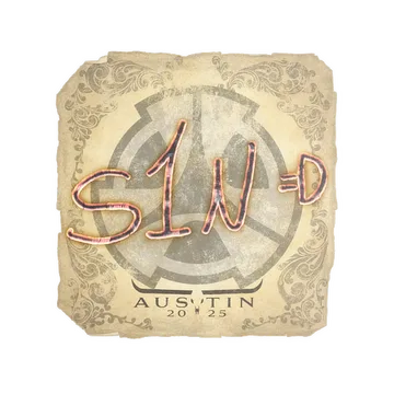 Sticker | s1n | Austin 2025