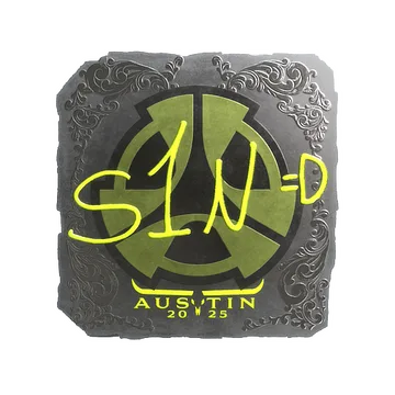 Sticker | s1n (Foil) | Austin 2025