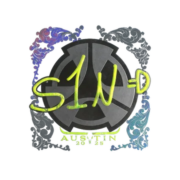 Sticker | s1n (Holo) | Austin 2025