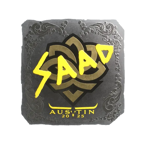 Sticker | saadzin (Foil) | Austin 2025