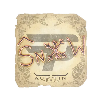 Sticker | snow | Austin 2025