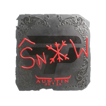 Sticker | snow (Foil) | Austin 2025