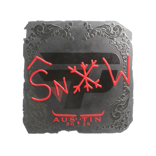 Sticker | snow (Foil) | Austin 2025