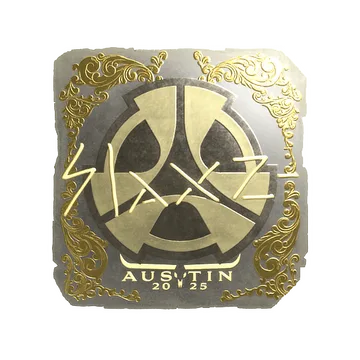 Sticker | slaxz- (Gold) | Austin 2025