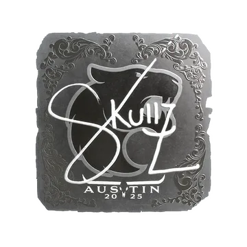 Sticker | skullz (Foil) | Austin 2025